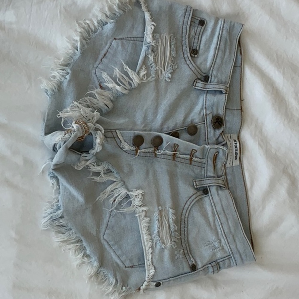 One teaspoon denim shorts